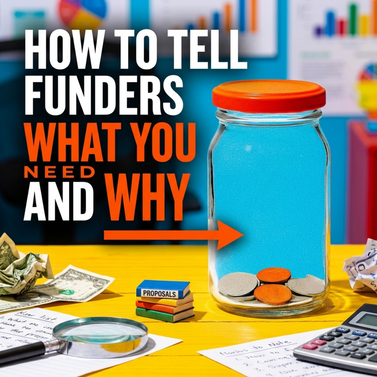 How to Tell Funders What You Need and Why