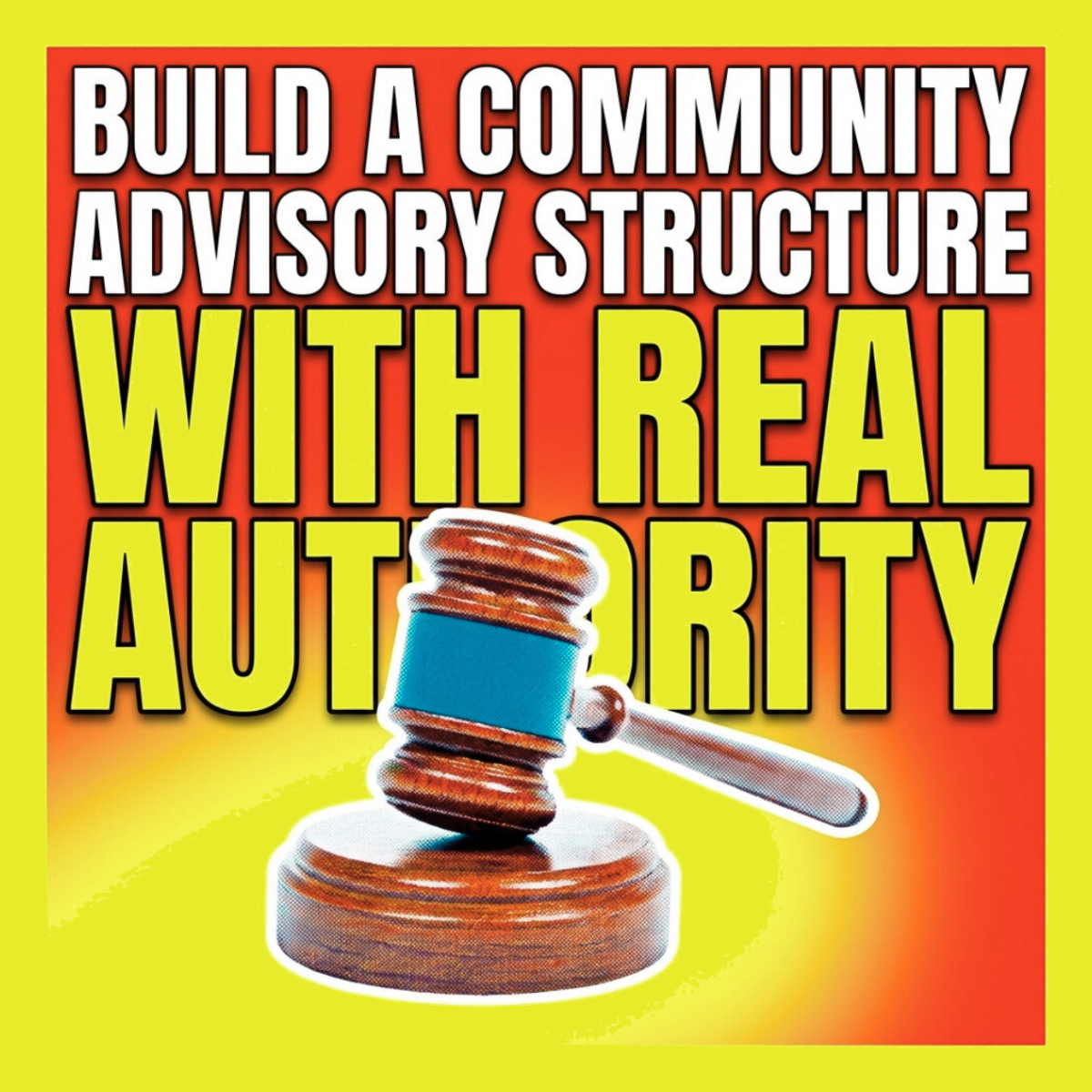 Build a Community Advisory Structure with Real Authority